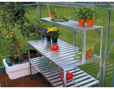 Gewächshaus Zubehör Aluminium-Tischaufsatz Produktbild #1