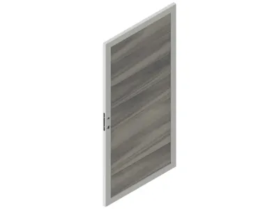 Tor MULTI-FENCE CO-EXTRUSION BPC Silvergrey Produktbild #1