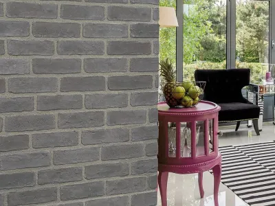 Wandpaneele Steinriemchen City Brick Grau B28 Produktbild #1