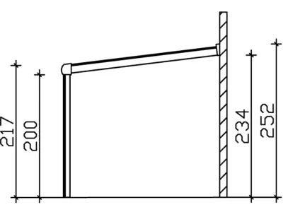 Terrassenüberdachung Genua Aluminium Produktbild #5
