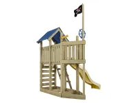 Spielturm Pirat Captain Snappy KDI inkl. Rutsche gelb Produktbild #4
