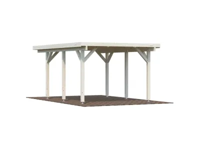 Carport Karl 11,7 m² naturbelassen Produktbild #2