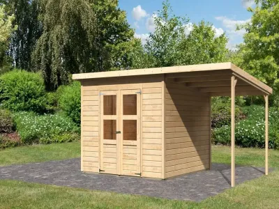 Gartenhaus SPARSET Merseburg 6 ECO 14 mm naturbelassen Produktbild #5