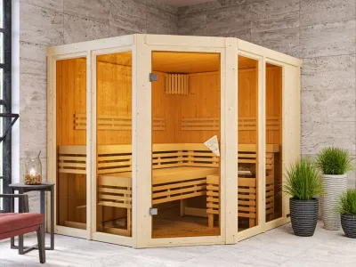 Elementsauna Premiumsauna 68 mm Nuri Produktbild #1