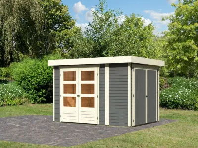 Gartenhaus Retola 4 Set terragrau Produktbild #1