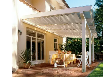 Terrassenüberdachung Andria weiß Produktbild #15