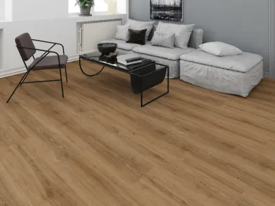 Vinylboden Premium Klickvinyl Eiche Braun Landhausdiele Produktbild #3