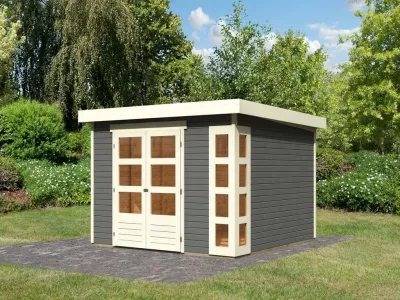 Gartenhaus Kerko 6 19 mm terragrau Produktbild #8