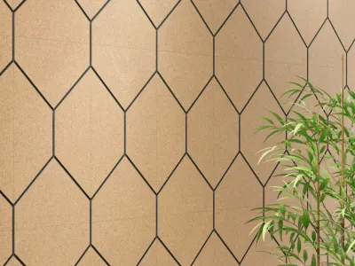 Kork Wandfliese GROOVY Bluemoon mit CORKGUARD-Oberfläche Produktbild #3