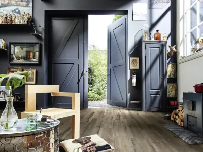 Designboden Altholzeiche lehmgrau 6986 Premium DD 200 Landhausdiele Produktbild #4