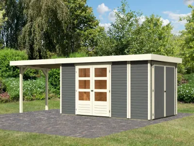 Gartenhaus Retola 6 Set terragrau Produktbild #1