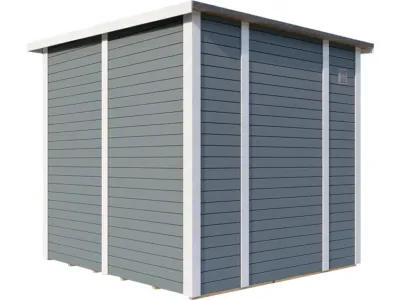 Gartenhaus Punta 2 19 mm hellgrau Produktbild #6