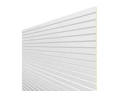 Sichtschutzzaun SYSTEM RHOMBUS Hauptelement weiß Produktbild #2