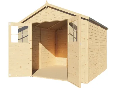 Gartenhaus Osterfeld 4 19 mm natur Produktbild #3