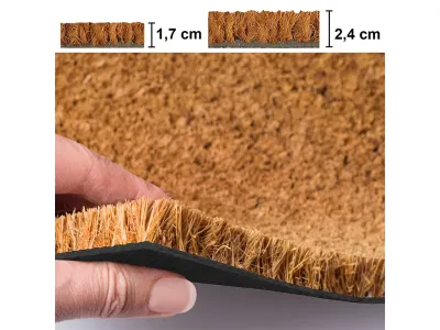 Kokosmatte Fußmatte Fußabtreter Schmutzfangmatte Türmatte Fußabstreifer Natur Produktbild #5