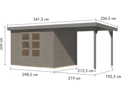 Gartenhaus Jupiter 4 19 mm Produktbild #4