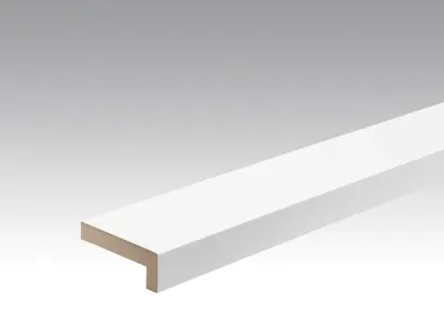 Wand- und Deckenleiste Uni weiß glänzend 324 Dekor Produktbild #1