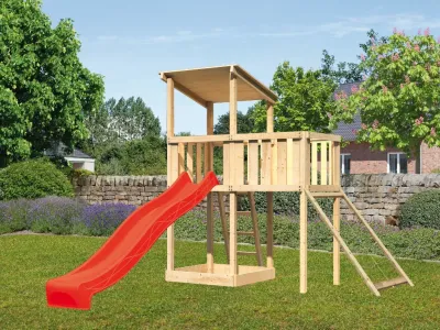 Spielturm Anna naturbelassen mit Varianten Produktbild #1