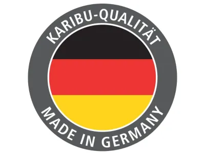 Gartensauna Nero 73 mm mit Glastür, Schwarz lasiert Produktbild #3
