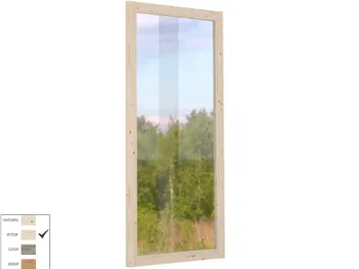 Wandelement für den Pavillon Lucy 12,2 m² transparent tauchimprägniert Produktbild #1