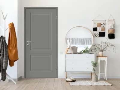Wohnungseingangstür Cala 02 Lack Lavagrau RAL 7037 Produktbild #2
