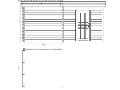 Anbaudach 2 264 cm für Ivar, Livo 1, Livo 2 Produktbild #4