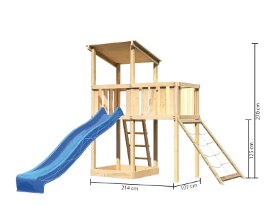 Spielturm Anna naturbelassen mit Varianten Produktbild #4