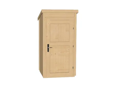 Gerätehaus Blockbohlenhaus 367 21 mm naturbelassen Produktbild #2