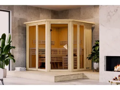 Sauna Airi SET mit Ofen 9 kW, integrierter Steuerung Produktbild #1