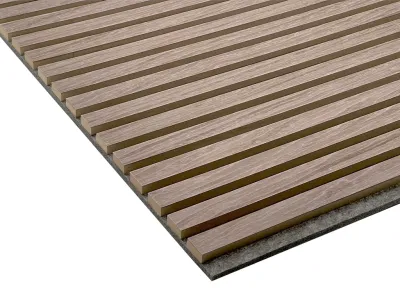 Akustikpaneele Wandverkleidung Grey Oak 240 cm Filz dunkelgrau Produktbild #1