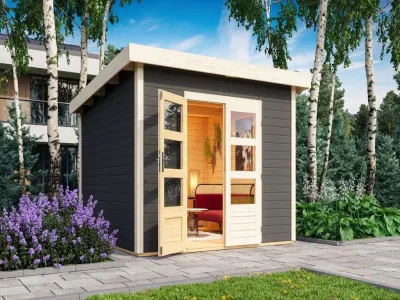 Gartenhaus Northeim 3 - Terragrau Produktbild #1