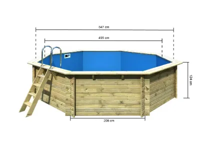 Holzpool 3 Set A naturbelassen Produktbild #9