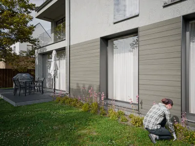 WPC Wandverkleidung Standard Beige coextrudiert Produktbild #4