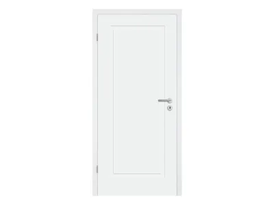 Türenset Cala 01 Weißlack RAL 9003 - Türblatt, Zarge, Drückergarnitur Produktbild #6