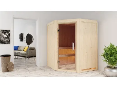 Sauna Systemsauna Larin, inkl. 9 kW Bio-Ofen mit externer Steuerung Produktbild #15