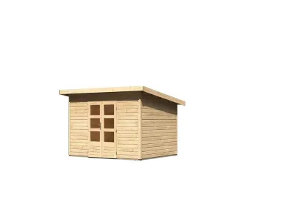 Gartenhaus Northeim 4 – mit naturbelassenem Holz Produktbild #8