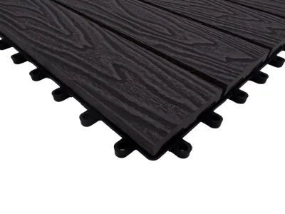 WPC-Terrassenfliese dunkelgrau Produktbild #5