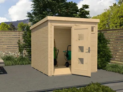 Gartenhaus Designhaus wekaLine 171 Gr. 2 28 mm naturbelassen Produktbild #1