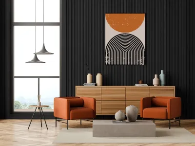 Akustikpaneele AURA Balance Black Oak Produktbild #1