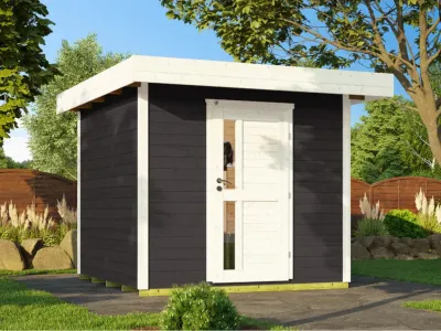 Gartenhaus Designhaus 172 28 mm anthrazit Produktbild #1