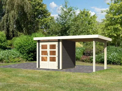 Gartenhaus Kandern 1 Set terragrau Produktbild #1