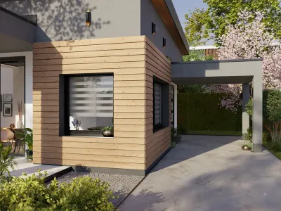 Fassade Keilspundprofil europäische Lärche Produktbild #2