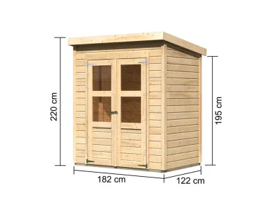 Gerätehaus Merseburg 2 14 mm naturbelassen Produktbild #8