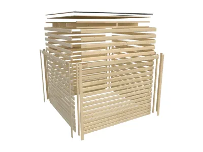 Gartenhaus Dice 1 38 mm naturbelassen Produktbild #6