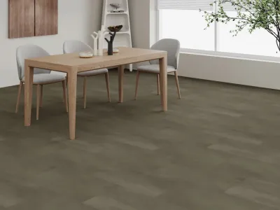 Vinylboden Premium Klickvinyl Beton braun Fliesenformat Produktbild #2