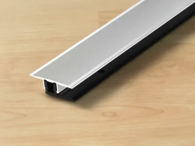 Übergangsprofil PROCOVERclip Universal Aluminium eloxiert Champagne Produktbild #1