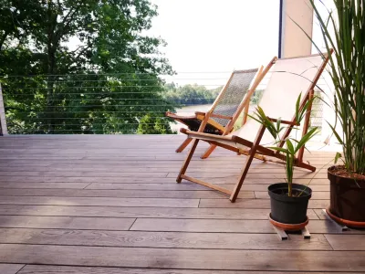 Terrassendiele D31 Thermo-Esche - rechtwinklig gekappt Produktbild #5