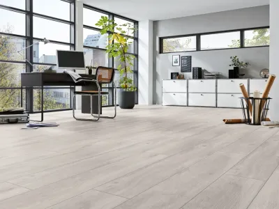 Laminatboden Robusto Premium Eiche grau 4956 Landhausdiele Produktbild #3