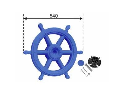 Spielset 3.3 inkl. Piraten Lenkrad blau Ø 54 cm, Teleskop - Fernrohr grün-orange Produktbild #3
