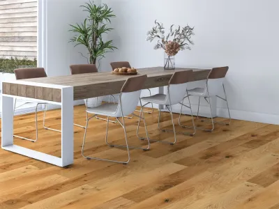 Massivholzdiele Eiche Rustikal R geschliffen naturgeölt Produktbild #6